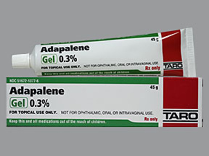 Rx Item-Adapalene 0.3% 45 GM Gel by Taro Pharma USA 