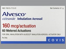 Rx Item-Alvesco 160MCG 6.1 GM INH-Cool Store- by Covis Pharma USA 
