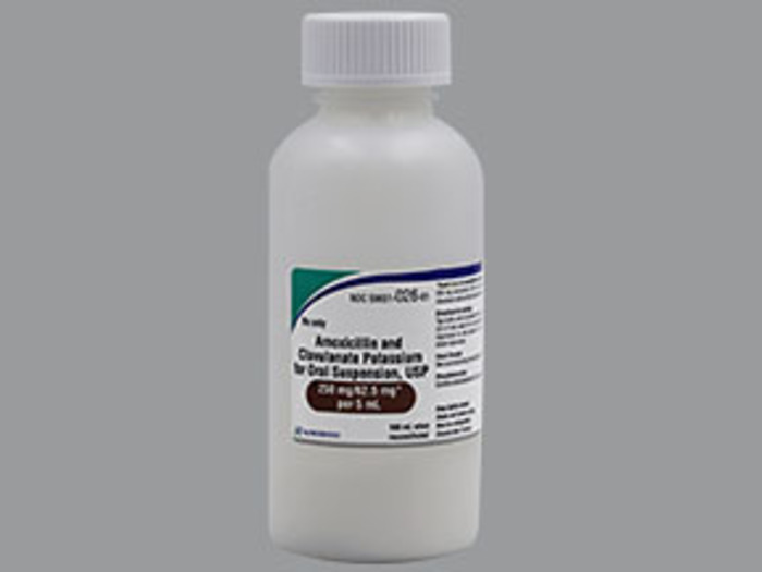 Rx Item-Amoxicillin-Clavulanate Potassium 250-62.5MG 100 ML Generic Augmentin Suspension by Aurobindo Pharma USA 