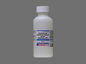 Sullivan 457 Rx Item-Amoxicillin-Clavulanate Potassium 400-57MG/5 100 ML