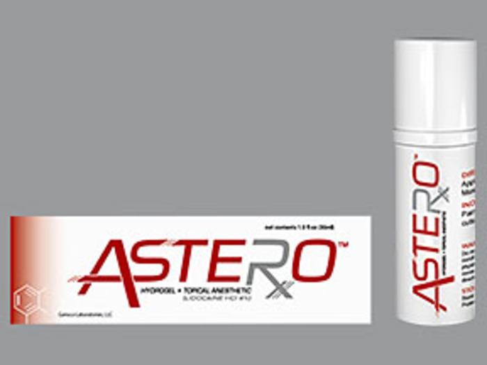 Rx Item-Astero 1 oz lidocaine Gel by Gensco Lab Pharma USA 