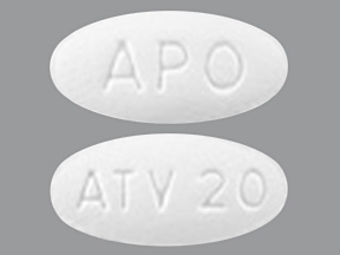 Rx Item-Atorvastatin 20MG 5X10 Gen Lipitor Tab by Avkare Pharma USA  Unit Dose 