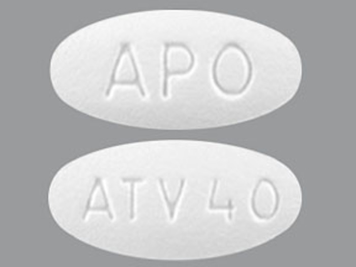 Rx Item-Atorvastatin 40MG Gen Lipitor 100 Tab by Major Pharma USA Unit Dose 