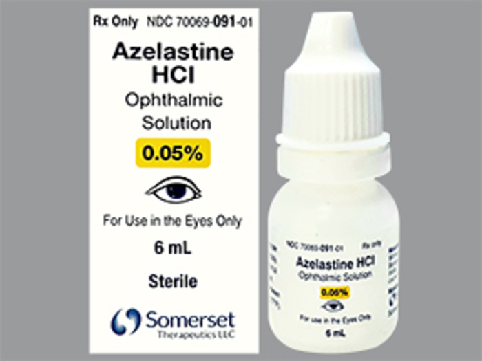 Rx Item-Azelastine 0.05% 6 ML O/S by Somerset Therapeutics USA Pharma USA  Astelin, Astepro, Astepro Allergy