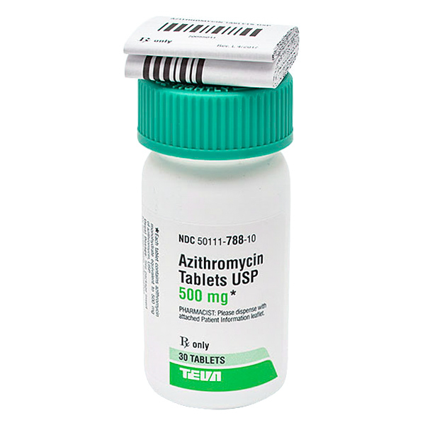 Rx Item-Azithromycin 500mg Tab 30 by Teva Pharma