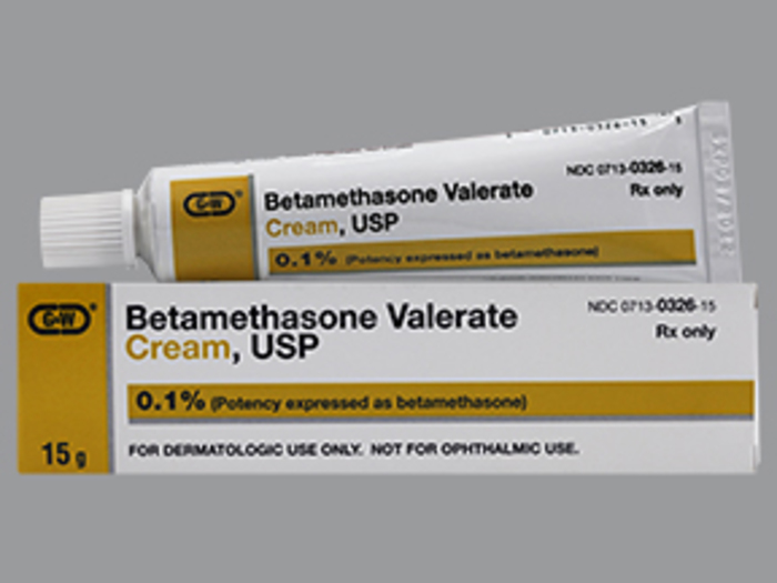 Rx Item-Betamethasone Valerate 0.1% 15 GM Cr by Cosette Pharma USA Gen Valisone