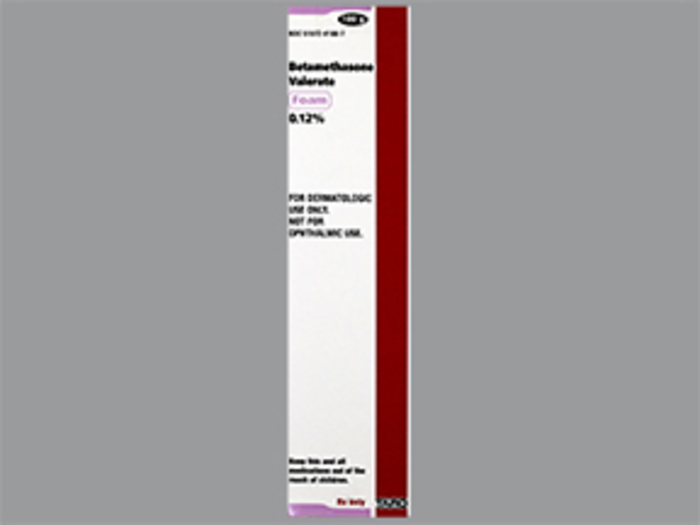 Rx Item-Betamethasone Valerate 0.12% 100 GM Foam by Taro Pharma USA  Gen Luxiq 