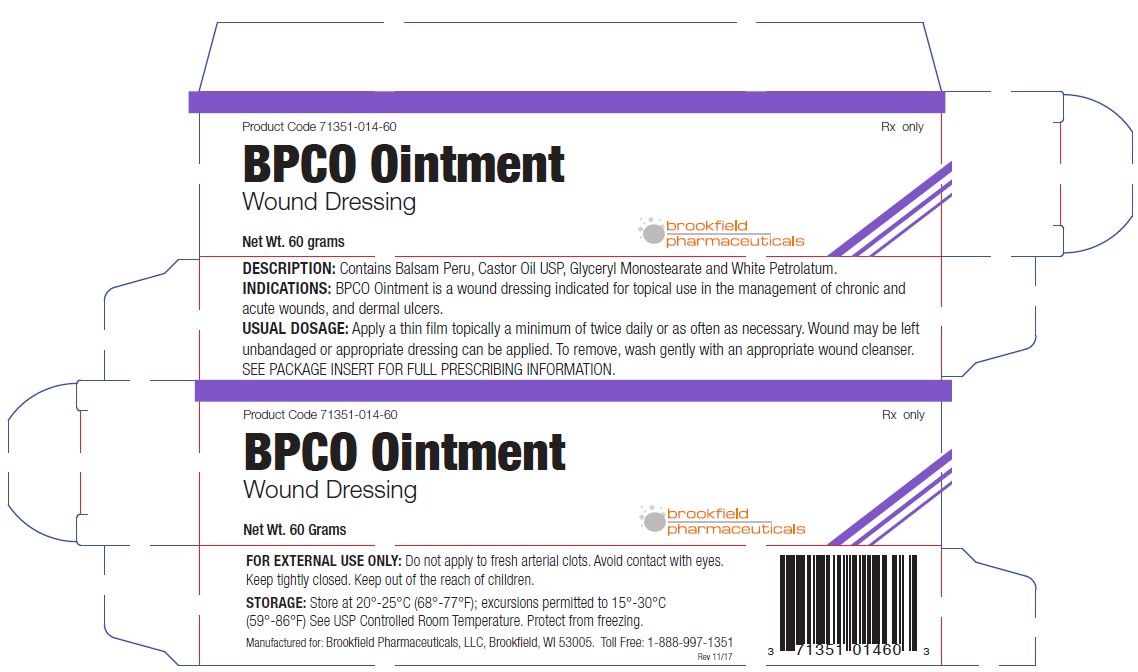 Rx Item-Bpco Balsam Peru + Castor oil 60 GM Ointment by Brookfield Gen Venelex