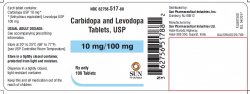 Rx Item-Carbidopa-Levodopa 10/100MG 100 TAB by Sun Pharma Gen Sinemet Exp 7/24