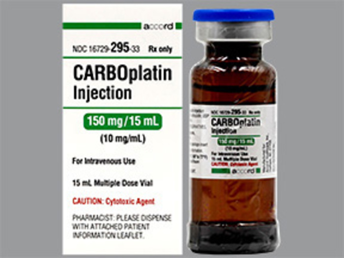 Rx Item-Carboplatin 150MG 15 ML Multi Dose Vial by Accord Gen Paraplatin