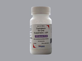 Rx Item-Cephalexin 125MG-5ML 100 ML Sol by Ascend Pharma USA Gen Keflex