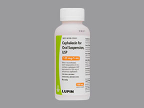 Rx Item-Cephalexin 125MG-5ML 100 ML SSP by Lupin Pharma USA Gen Keflex