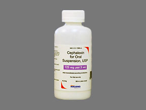 Rx Item-Cephalexin 125MG-5ML 200 ML Sus by Ascend Pharma USA Gen Keflex