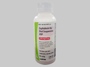 Rx Item-Cephalexin 250MG-5ML 100 ML Suspension by Lupin Pharma USA Generic Keflex