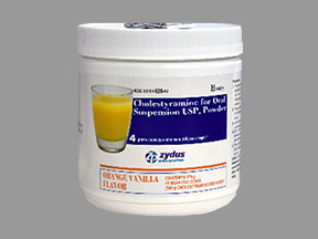 Rx Item-Cholestyramin 378 GM Powder by Zydus Pharma USA Gen Questran