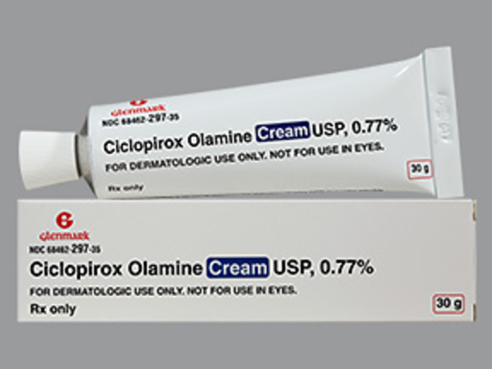 Rx Item-Ciclopirox 0.77% 30 GM Cream by Glenmark Pharma USA Gen Loprox