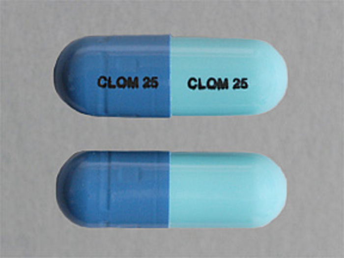 Rx Item-Clomipramine 25MG 30 Cap by Taro Pharma USA Exp 8/30/2024
