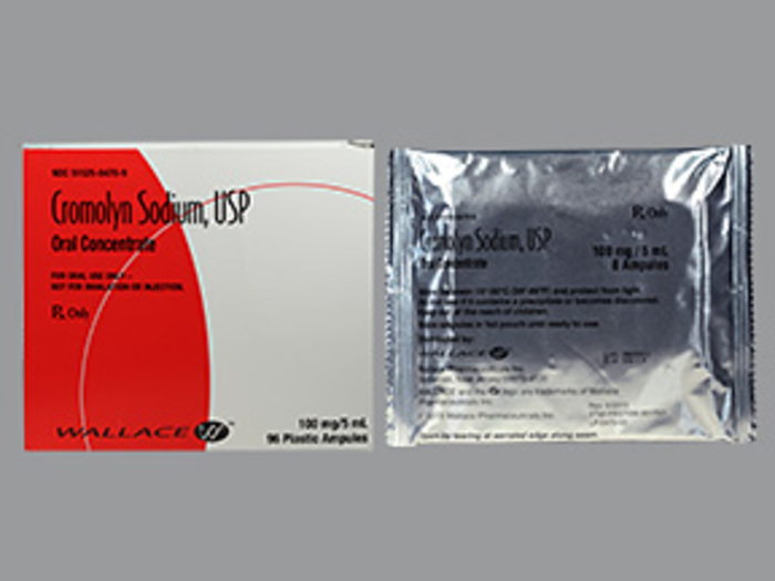 Rx Item-Cromolyn Sod 100MG-5ML 96 Ampoule by Mylan Pharma USA 