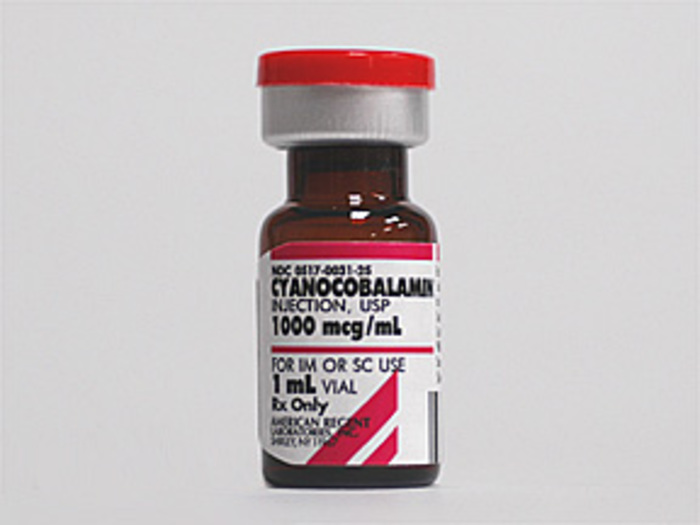 Rx Item-Cyanocobalamine 1000MCG/ML 25X1 ML Vial by American Regent Lab USA 