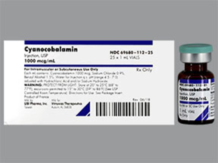 Rx Item-Cyanocobalami 1000MCG 25X1 ML Vial by Vitruvias Therapeutics USA 