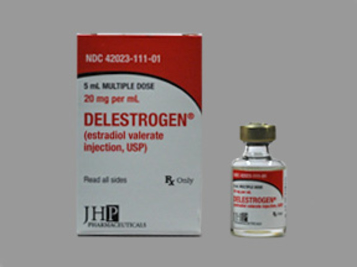 Rx Item-Delestrogen 20MG/ML 5 ML 100mg Estradiol Vial by Par Pharma USA 