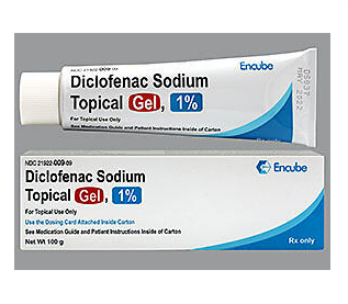 Rx Item-Diclofenac 1% 100 GM Gel by Encube Ethicals Gen Voltaren