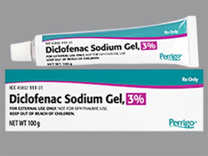 Rx Item-Diclofenac 3% 100 GM Gel by Perrigo Pharma USA Gen Solaraze