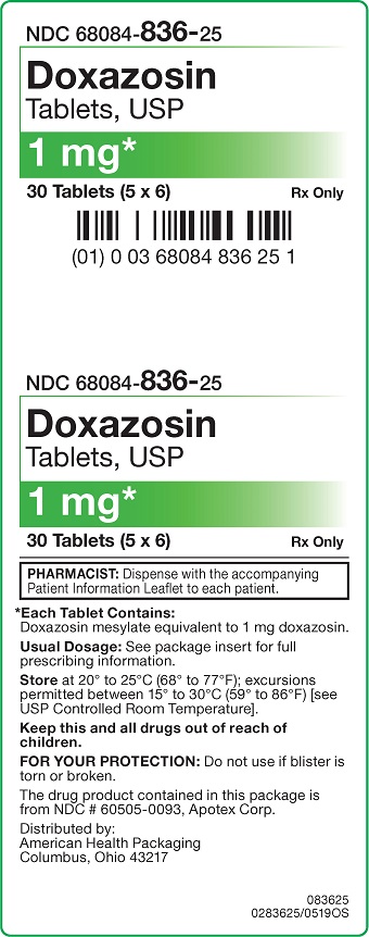 '.Doxazosin 1MG 5X6 TAB-Cool Sto.'