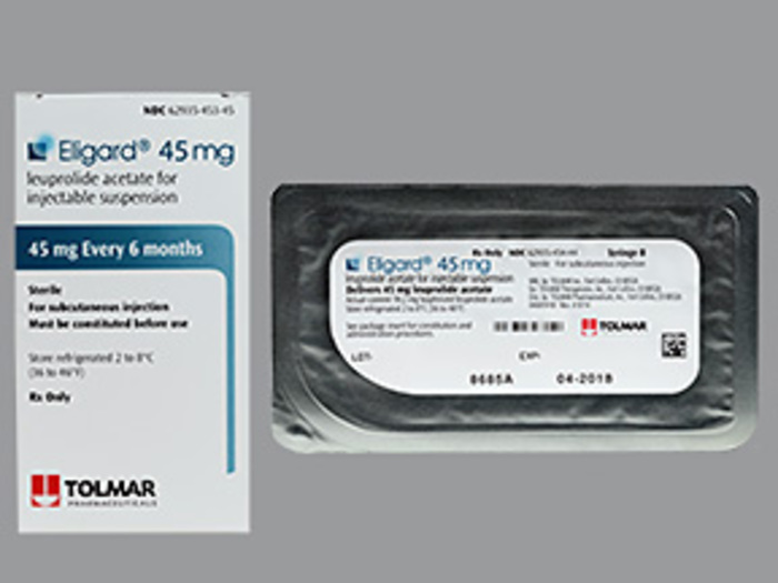 Rx Item-Eligard 45MG leuprolide acetate KIT-Keep Refrigerated - by Tolmar Pharma USA 