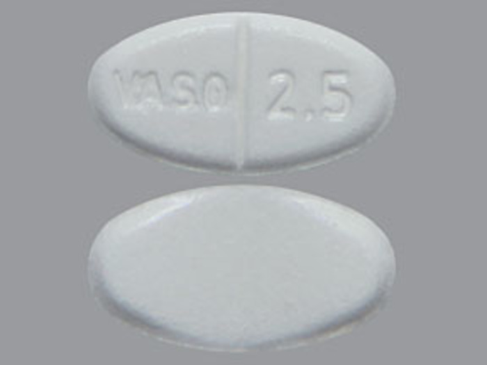 Rx Item-Enalapril Maleate  2.5MG 100 Tab by Valeant Pharma USA Gen Vasotec