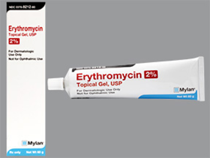 Rx Item-Erythromycin 2% 60 GM Gel by Mylan Pharma USA 