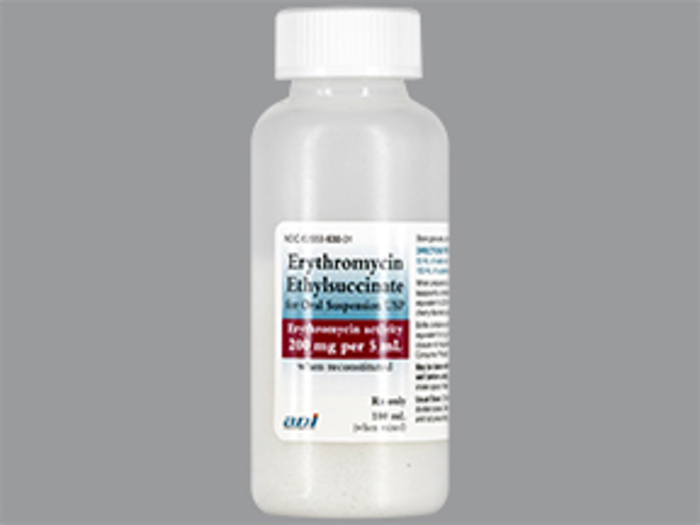 Rx Item-Erythromycin 200MG-5ML 100 ML Suspension by Ani Pharma USA 