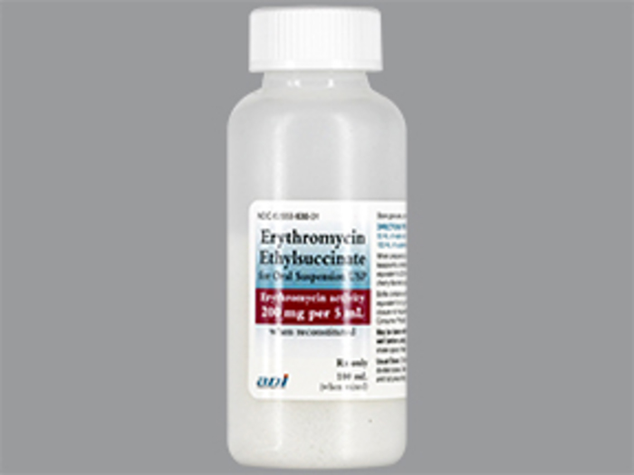 Rx Item-Erythromycin 200MG-5ML 100 ML Sus by Ani Pharma USA Gen Eryped