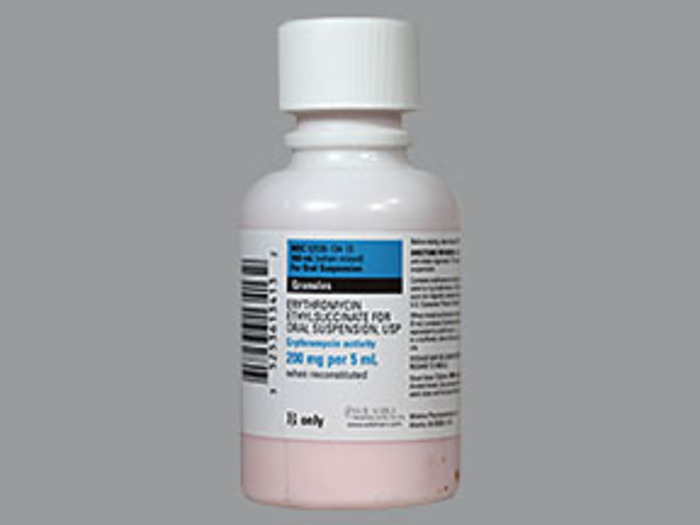 Rx Item-Erythromycin 200MG-5ML 100 ML Suspension by Wilshire Pharma USA 