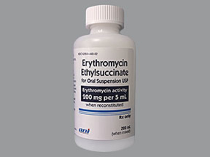 Rx Item-Erythromycin 200MG-5ML 200 ML Suspension by Ani Pharma USA 