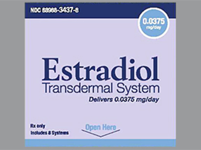 Rx ItemEstradiol 0.0375 8 Patch by Noven Therapeutics USA Pharma USA