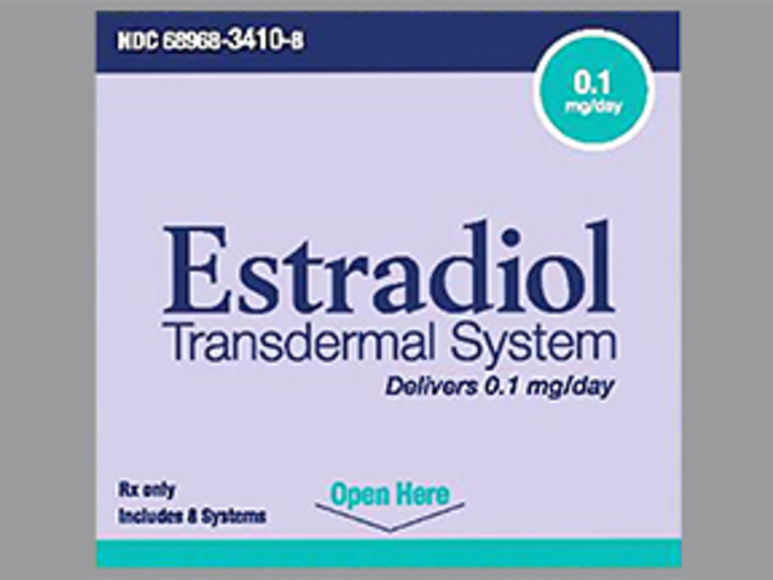 Rx Item-Estradiol 0.1MG-24H 8 Patch by Noven Therapeutics USA Pharma USA 