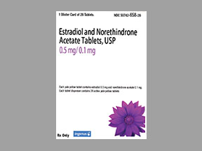 Rx Item-Estradiol-Norethindrone 0.5-0.1 MG 28 Tab by Ingenus Gen ACTIVELLA