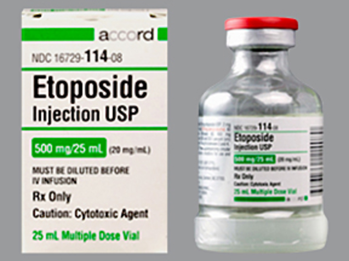 Rx Item-Etoposide 500MG 25 ML Multi Dose Vial by Accord  Gen VePesid