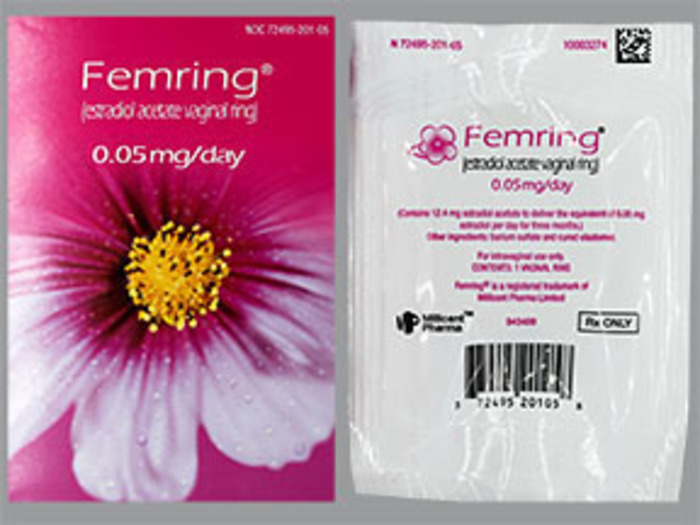 Rx Item-Femring 0.05MG 1 Insert by Prasco Pharma USA - Branded 