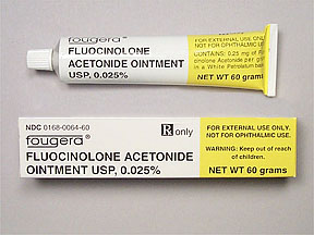 Rx Item-Fluocinolone Acetate 0.025% 60 GM Ointment by Fougera Pharma USA 
