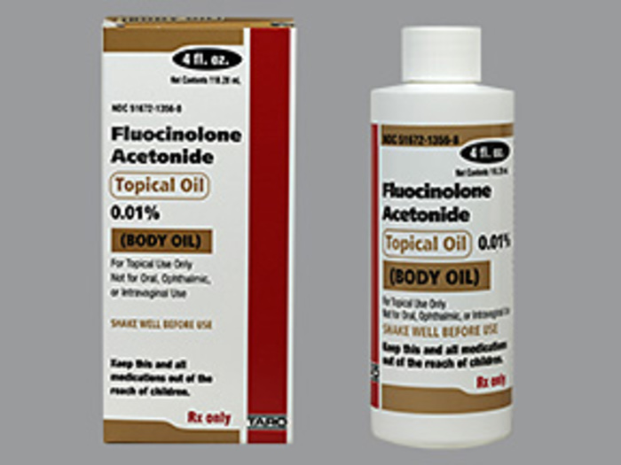 Rx ItemFluocinolone 0.01 118.28 ML Oil by Taro Pharma USA Gen Derma