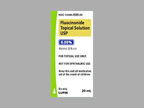 Rx Item-Fluocinonide 0.05% 20 ML Sol by Lupin Pharma Gen Lidex
