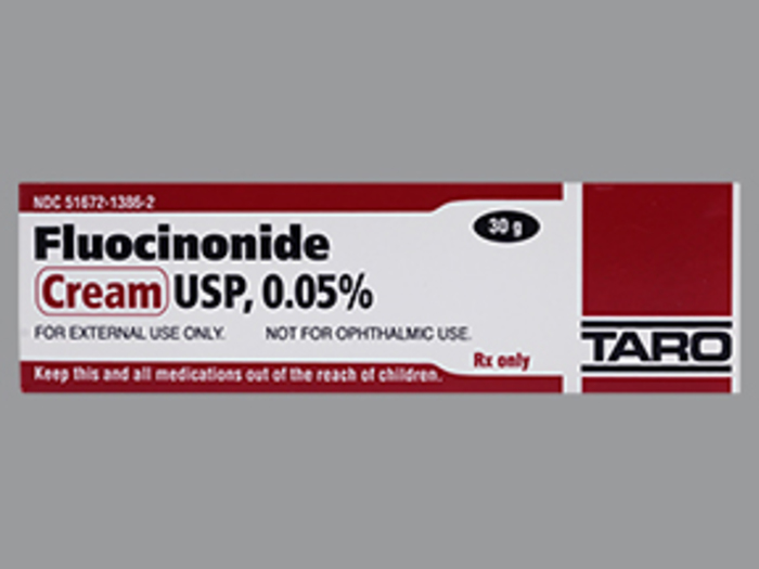 Rx Item-Fluocinonide 0.05% 30 GM Cream by Taro Pharma USA Gen Lidex