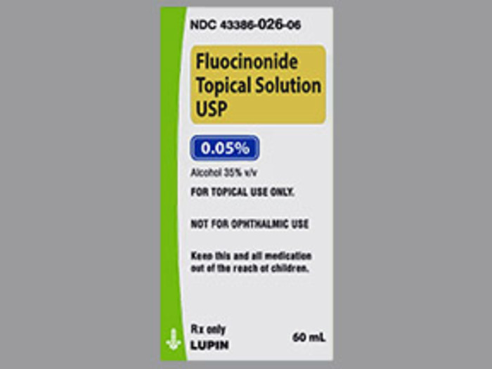 Rx Item-Fluocinonide 0.05% 60 ML Sol by Lupin Pharma USA Generics