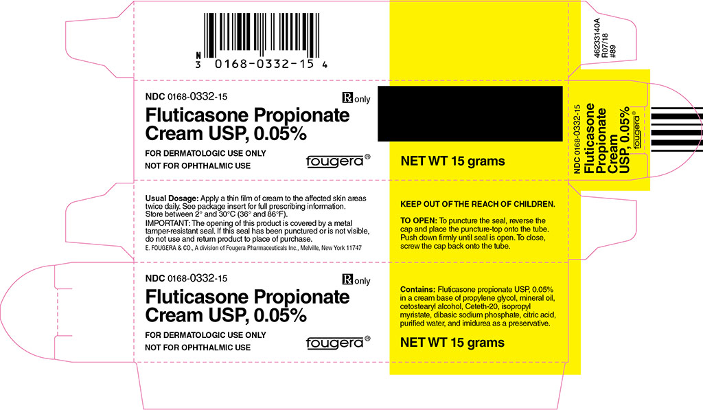Rx Item-Fluticasone 0.05% 15 GM Cream by Fougera Pharma USA 