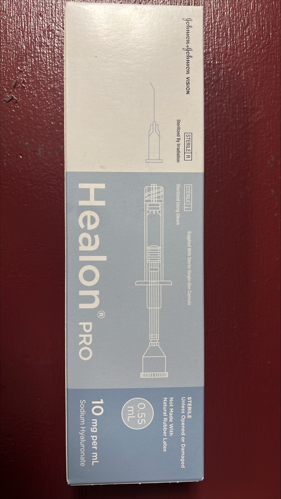 Rx Item-Healon Pro 0.55 ML SYG-KEEP REFRIG- by Advanced Medical Optics-Healon US