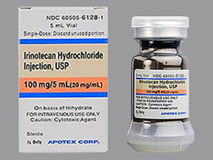 Rx Item-Irinotecan 100MG/5 ML Single Dose Vial by Apotex Pharma  Gen Camptosar