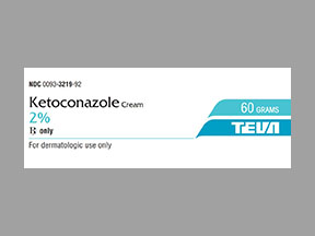 Rx Item-Ketoconazole 2% 60 GM Cream by Teva Pharma USA 