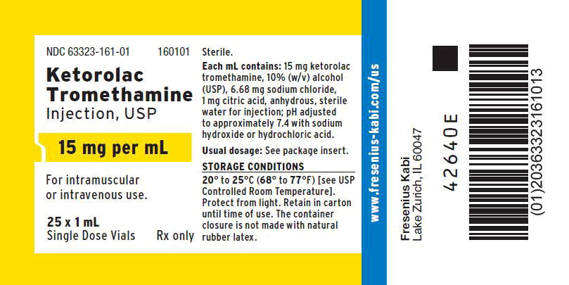 '.Rx Item-Ketorolac 15MG 25X1 ML Single Do.'